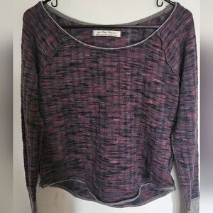 Free People We The Free Multicolor Knit Sweater Top